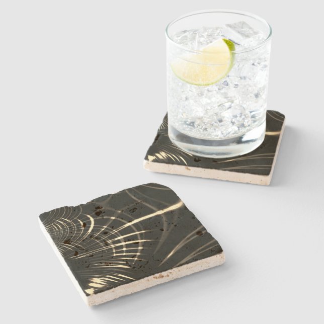 Vasst kurvor på ljusa khaki- och mörk-bakgrund stenunderlägg (Sidan)