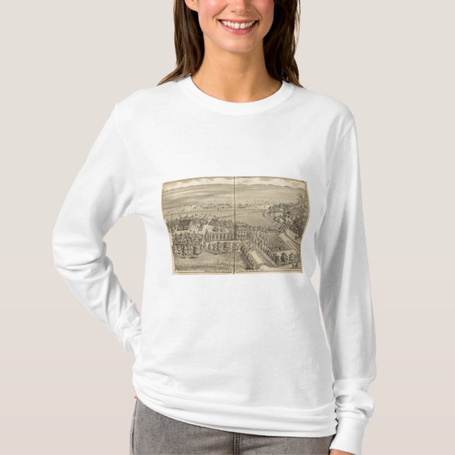 Vassuppehåll, landa för riddare tee shirt (Framsida)