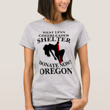 VÄST LINN CHEERLEADER SHELTER DONERA NU OREGON