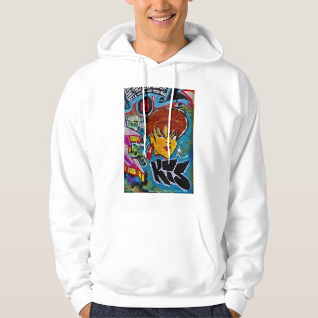 Väst Philly Graffiti #2 Hoodie (Framsida)