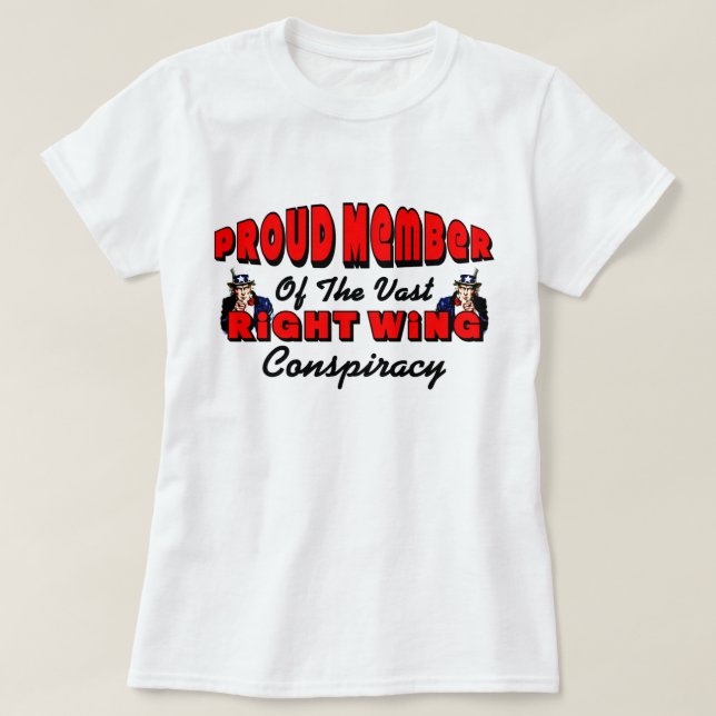 Vast right wingkomplott t shirt (Design framsida)
