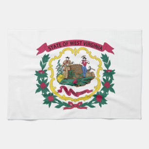 Väst-Virginias statsflagga Kökshandduk