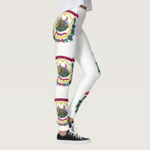 Väst-Virginias statsflagga Leggings
