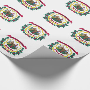 Väst-Virginias statsflagga Presentpapper