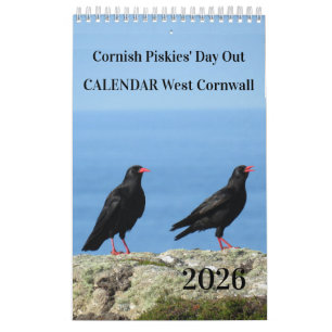 Västcornwalls fotografering Cornish Piskies dagstu Kalender