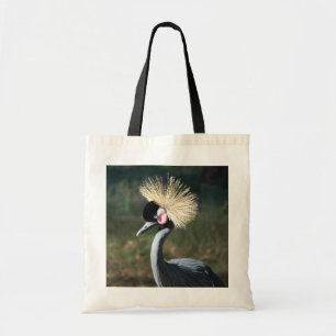 Väster African Crowned Crane Tygkasse