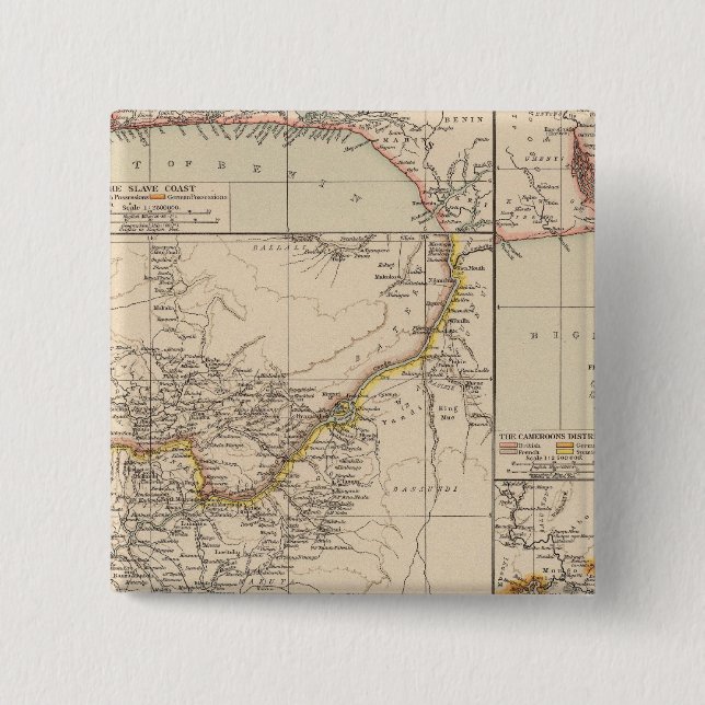 Väster Afrika 2 Knapp (Framsida)