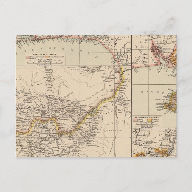 VÄSTER AFRIKA 2 VYKORT (Framsida)