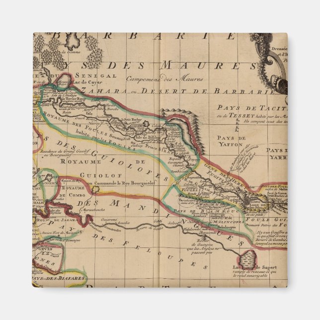 VÄSTER AFRIKA 3 MAGNET (Framsidan)