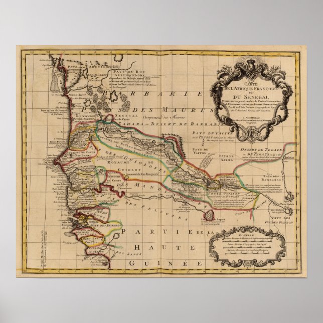 VÄSTER AFRIKA 4 POSTER (Framsidan)