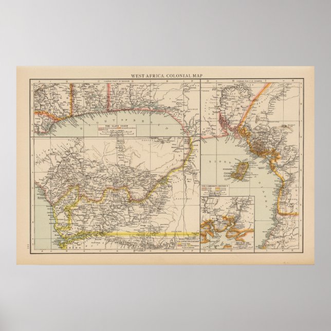 Väster Afrika Poster (Framsidan)