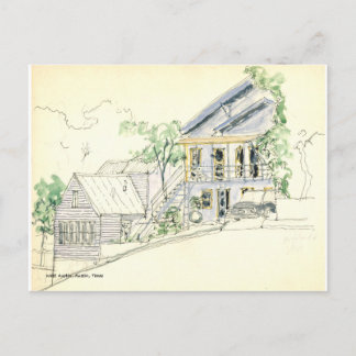 Väster Austin, Austin, Texas Vykort