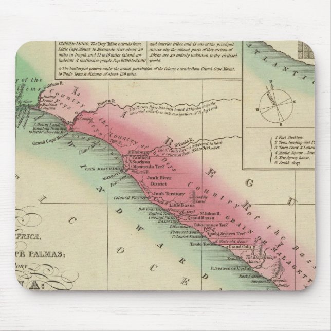 Väster av Afrika från Sierra Musmatta (Framsidan)