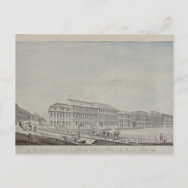 Väster av Wilhelmsplatz, c.1773 Vykort (Framsida)