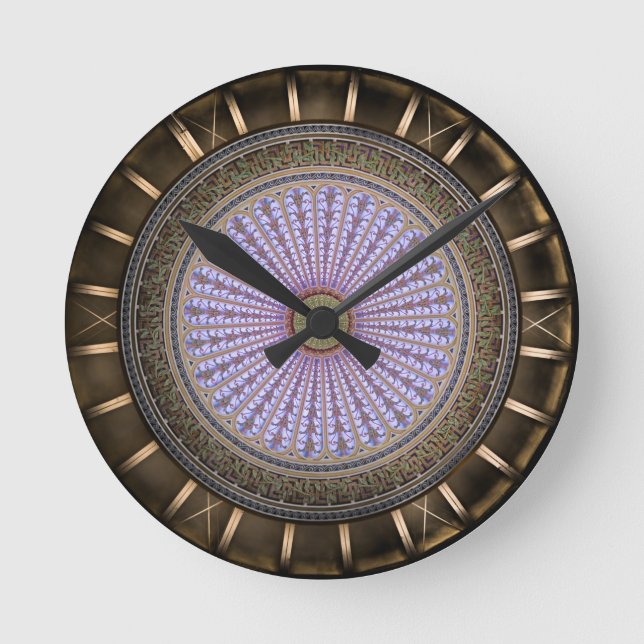 Väster Baden Dome Clock Rund Klocka (Framsida)