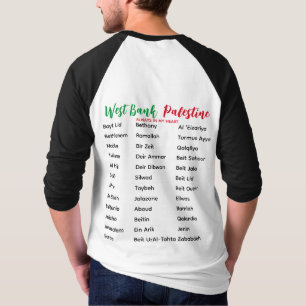 Väster Bank Villages and Cities 3/4 Sleeve T-Shirt