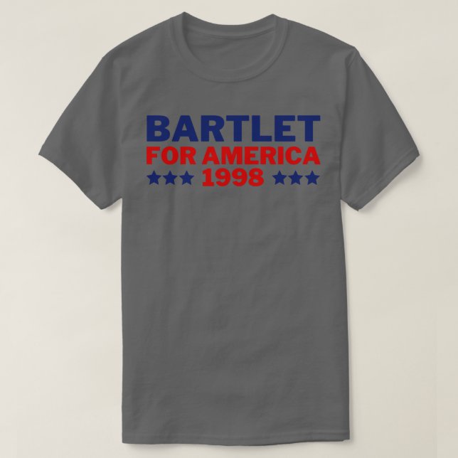 Väster Bartlet for America 1998 2 T Shirt (Design framsida)