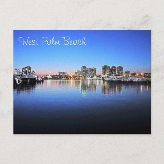 Väster Beach Blues Vykort (Framsida)