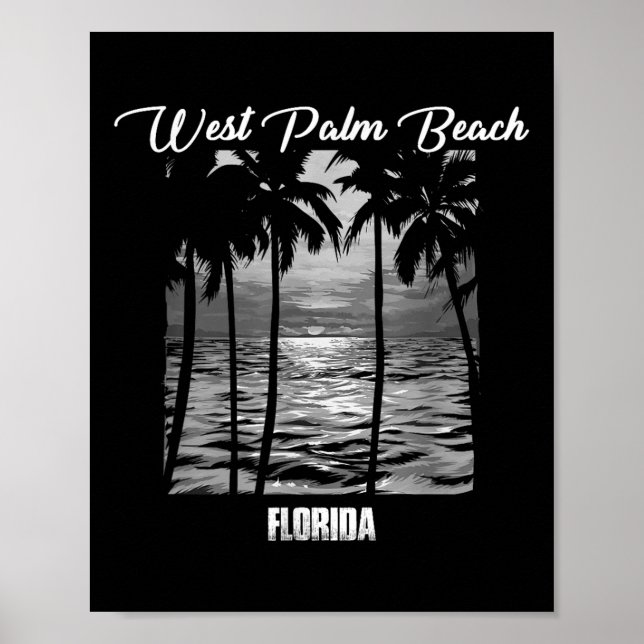 Väster Beach Souvenir - Florida Reminder _1 Poster (Framsidan)
