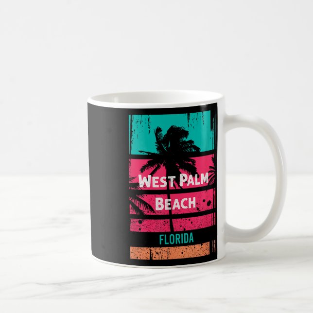 Väster Beach Souvenir - Florida Reminder Kaffemugg (Höger)