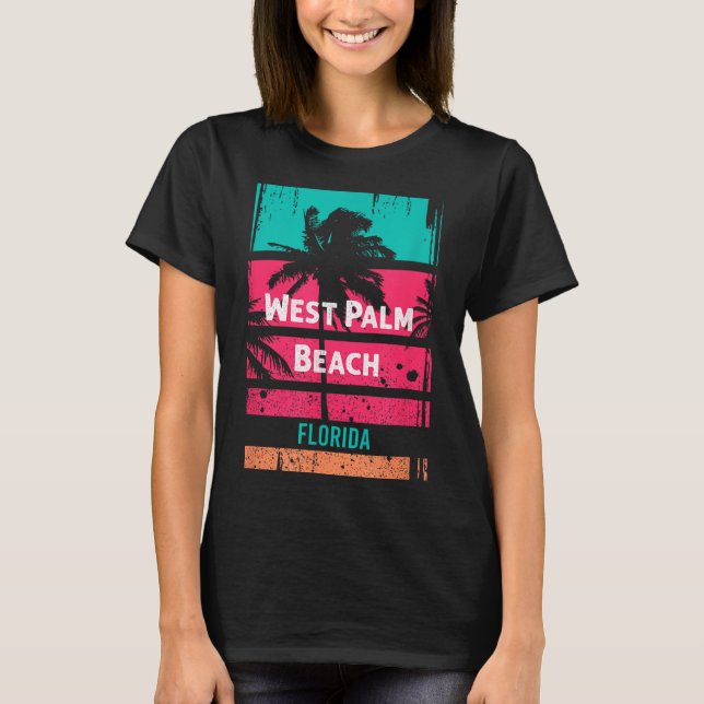 Väster Beach Souvenir - Florida Reminder T Shirt (Framsida)