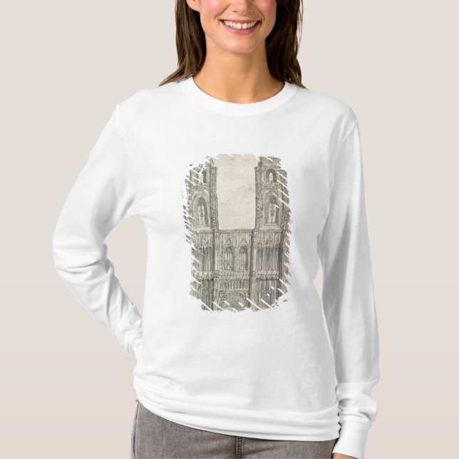 Väster beklär av den Strasbourg domkyrkan Tee (Framsida)