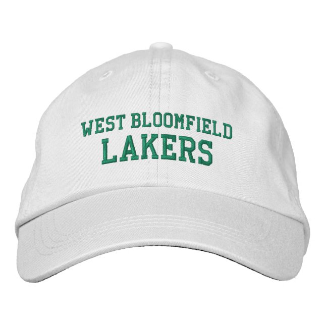 Väster Bloomfield High School Embroized Hat Broderad Keps (Framsida)