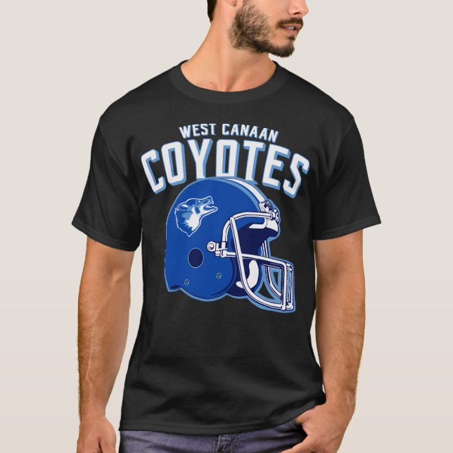 Väster Canaan Coyotes Varsity Blues T Shirt (Framsida)