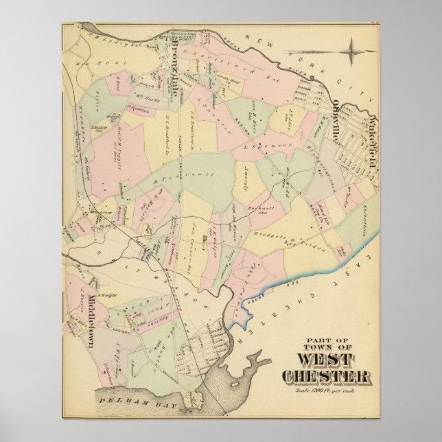 Väster Chester, New York Poster (Framsidan)