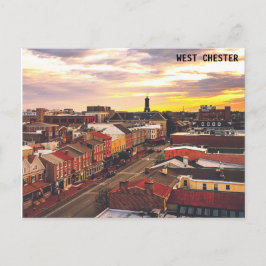 Väster Chester-vykort för soluppgång Vykort