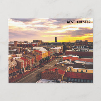 Väster Chester-vykort för soluppgång Vykort