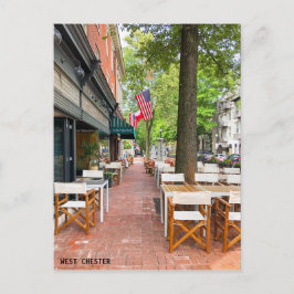 Väster Chester-vykort i centrala staden Vykort