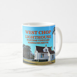 Väster Chop fyr, Marthas Vineyard MORSA Mugg