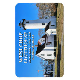 Väster Chop Lighthouse Marthas Vineyard Flexi Magn Magnet