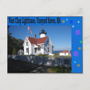 Väster Chop Lighthouse, Vineyard Haven, MORSA Vykort