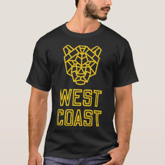 Väster Cougar California Guld TShirt T Shirt
