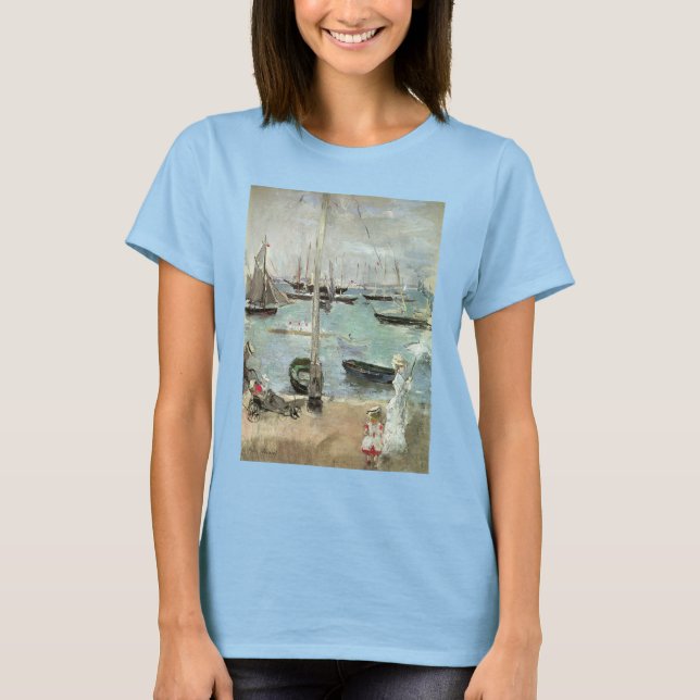 Väster Cowes, Isle of Wight, av Berthe Morisot T-shirt (Framsida)
