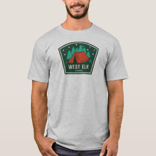 Väster Elk Wilderness Colorado Camping T Shirt