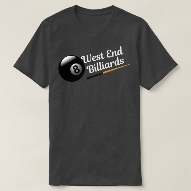 Väster Ende Billiards T Shirt (Design framsida)