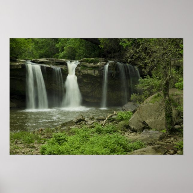 Väster Falls i Elyria Ohio Poster (Framsidan)