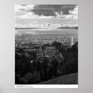 Väster från Big "C" sent på eftermiddagen Poster