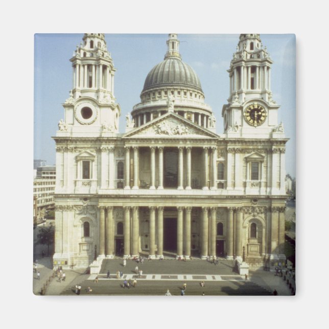 Väster front of St. Paul's Cathedral, designad av  Magnet (Framsidan)