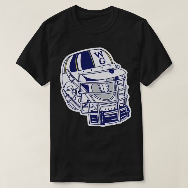 Väster Genesee Lacrosse Helmet 1 980 x 27 s T Shirt (Design framsida)