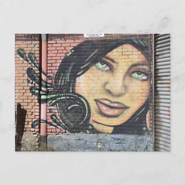Väster Grund Graffiti Artwork # 3 Vykort (Framsida)