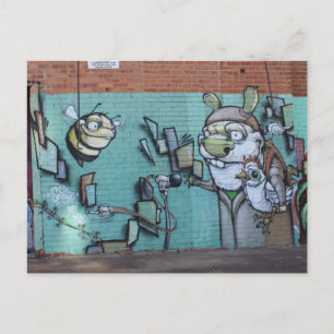 Väster Grund Graffiti Artwork nr 15 Vykort