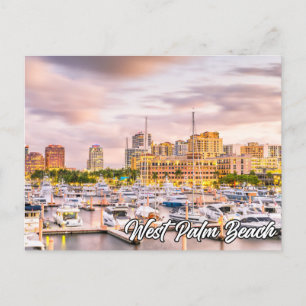 Väster Handflatan Beach, Florida, Förenta staterna Vykort