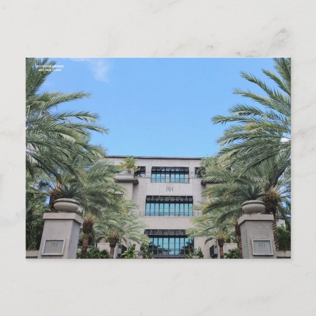 Väster Handflatan Oasis Vykort (Framsida)