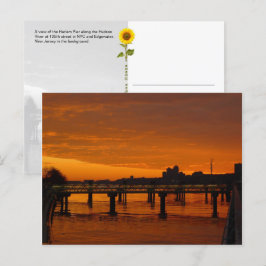 Väster Harlem Piers, NYC-H-vykort Vykort