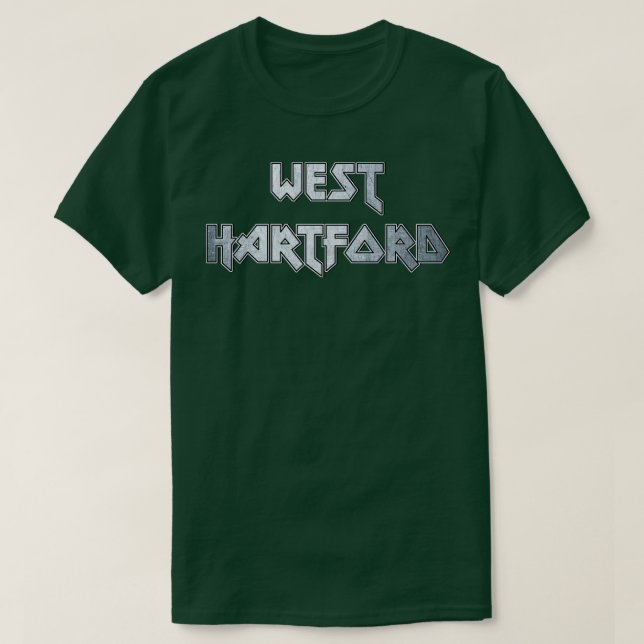 Väster Hartford CT T Shirt (Design framsida)