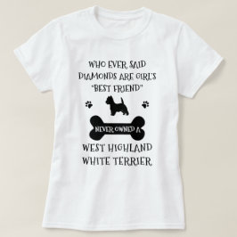 Väster Highland Terrier Best Friend T-Shirt